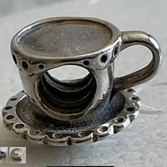 Pandora Jewelry - Pandora Silver Teacup Charm Bracelet